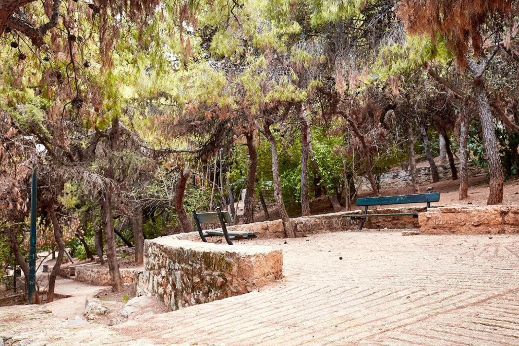 Myth1 Hike Around Kalimarmaron, Panathinaic Stadium And Big Alsos Park Apartment Athens Exterior photo